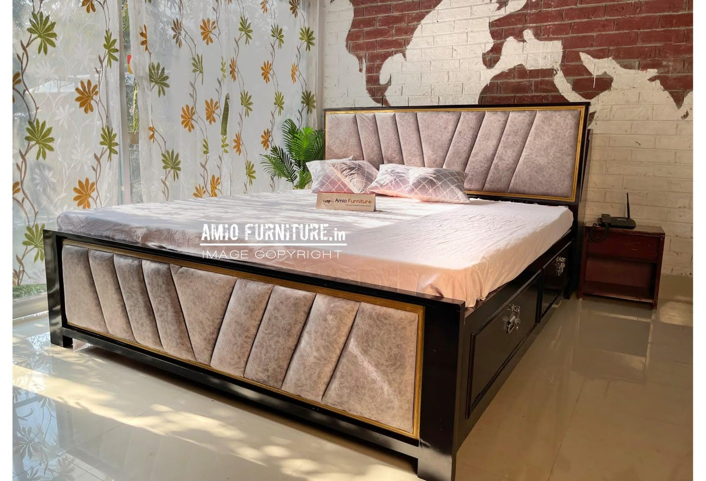 Myra Wooden KK bed