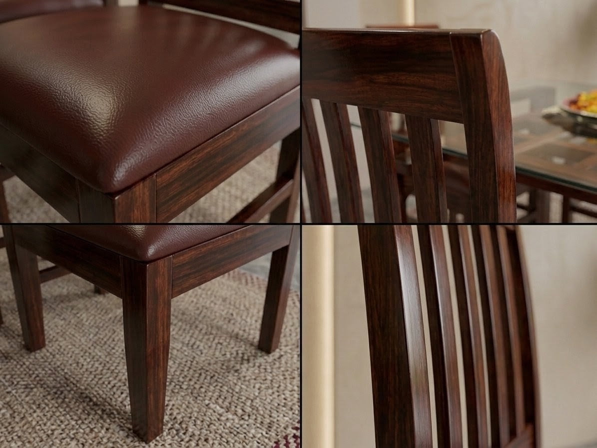 Verona Glass-Top 6 Seater Dining set