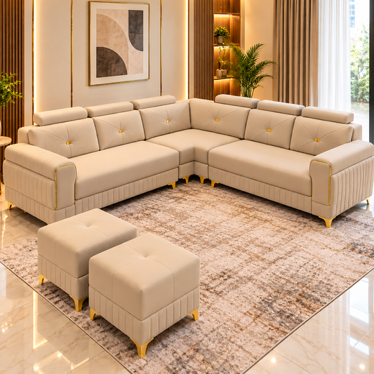 Golden Aura L Sofa Set