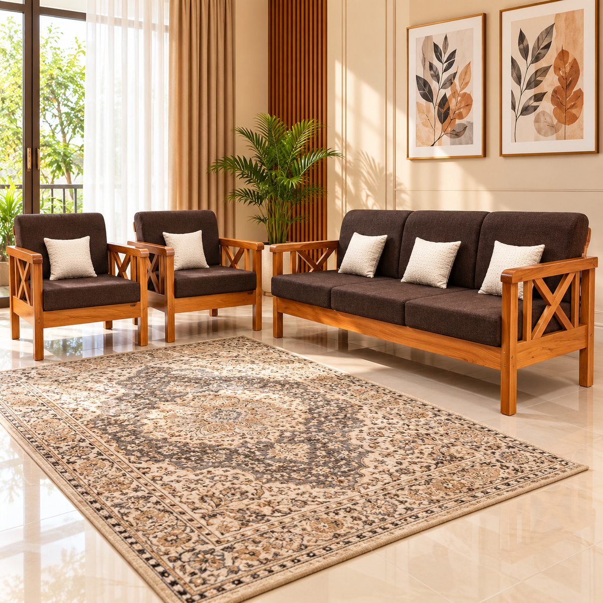 Royalwood Comfort Sofa Set