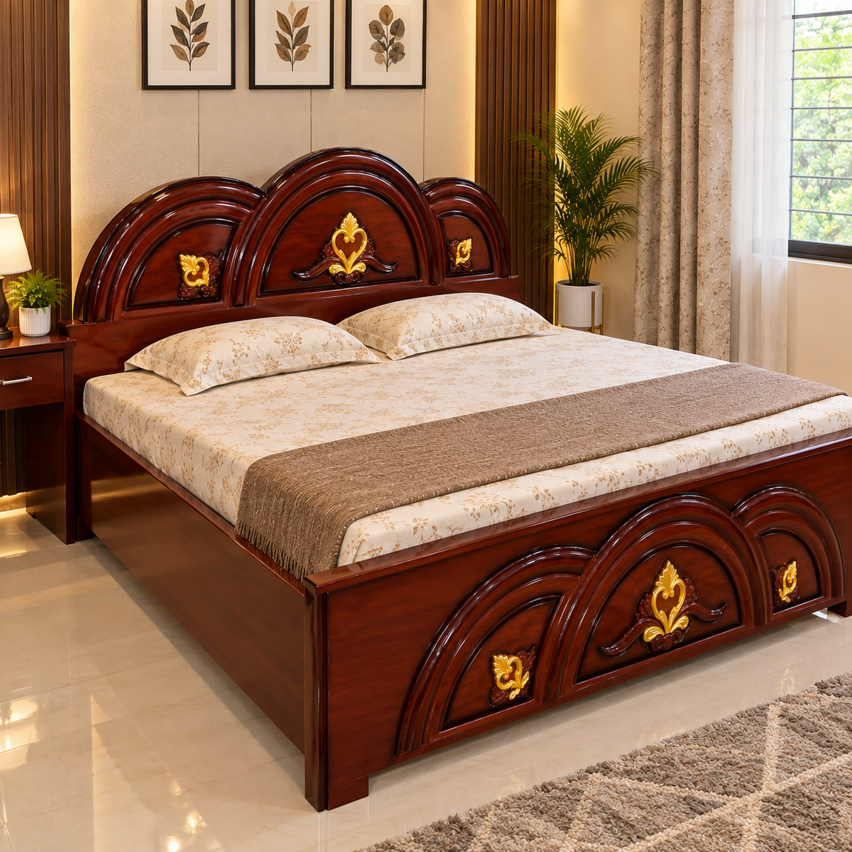 The Regalia Gilded Arch Bed