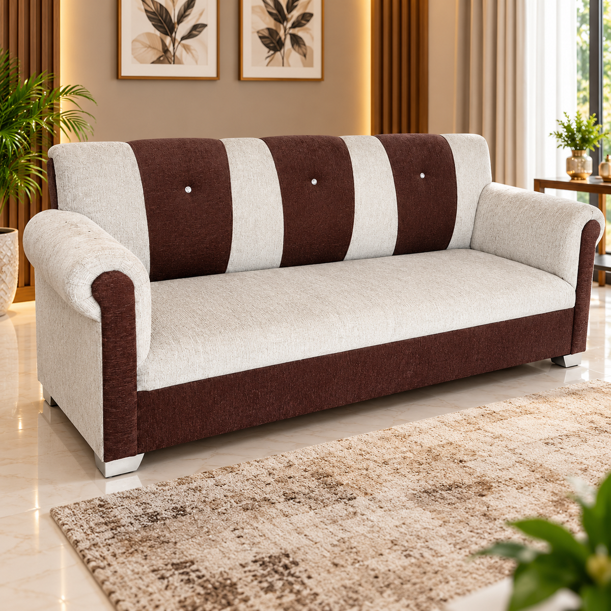 Aria Two-Tone Sofa Set
