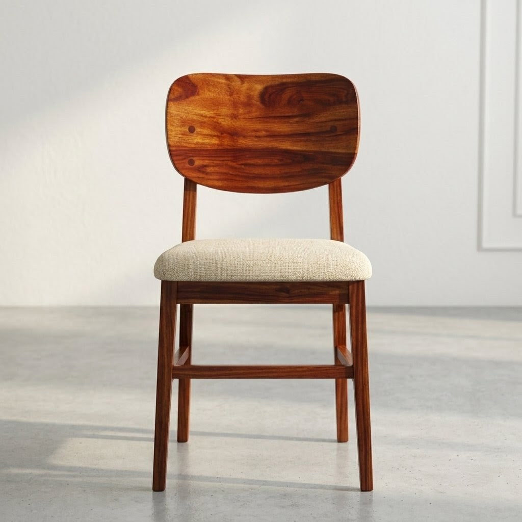 Round Top Chair Dining 4 Seater Set